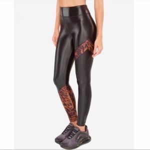Koral Satin Glass Leggings Fa Latex Vegan leather-like